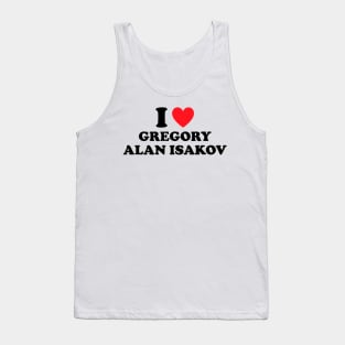 I Love Gregory Alan Isakov Tank Top